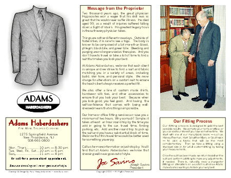 [Adams Haberdashers Tri-Fold Interior]